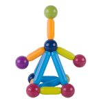 Kids Brain Develop Educational Toy Magnetic Sticks And Balls Box - Image 2