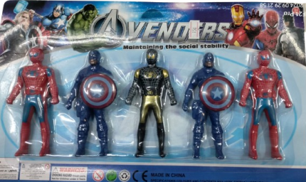 Super Hero Toys Set 4 pcs